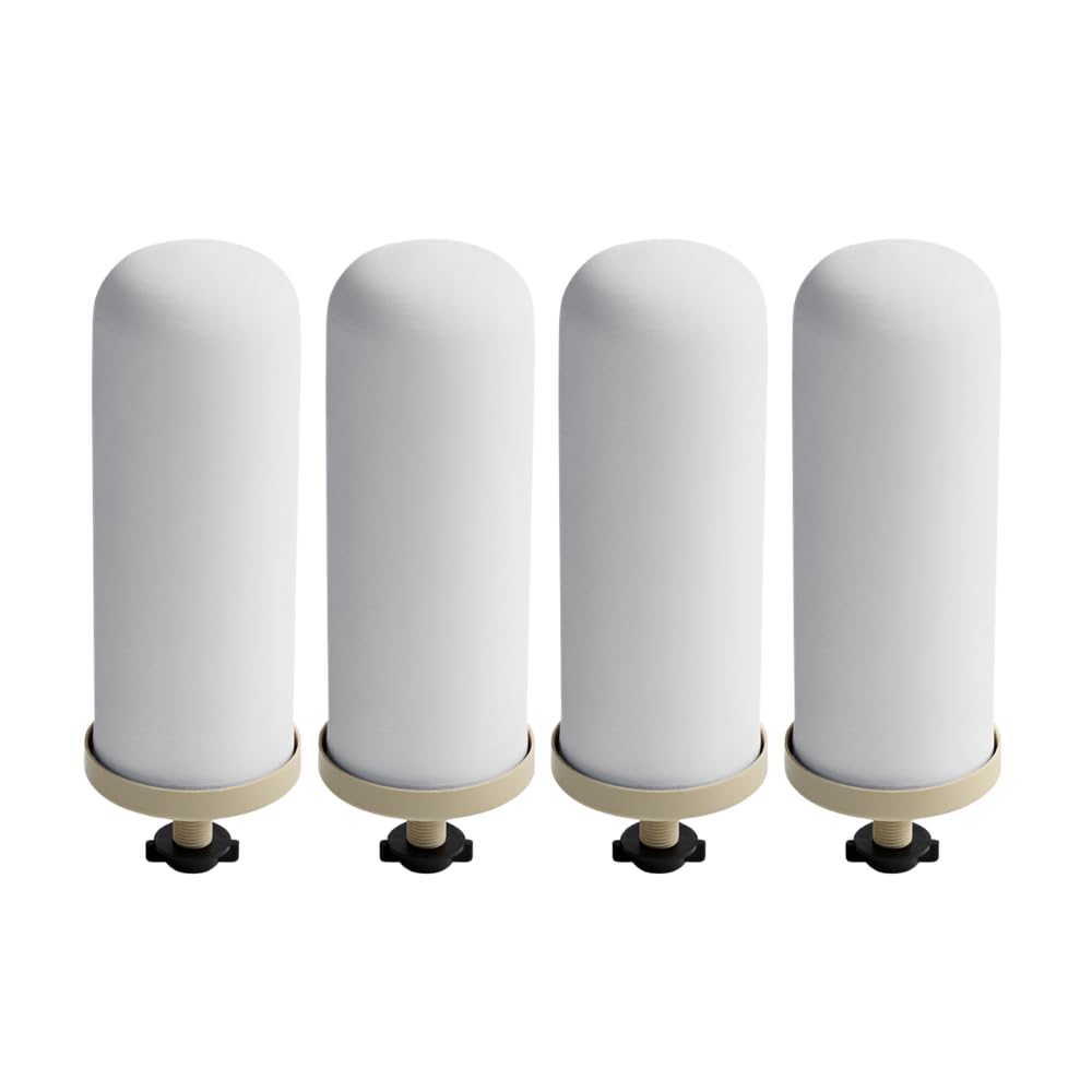 Culligan with MaxClear Technology 7” Gravity Ceramic Water Filter Compatible with all Gravity Water Filter Systems, NSF/ANSI Certified to Reduce Lead, Microplastics, Total PFAS, 2-Pack