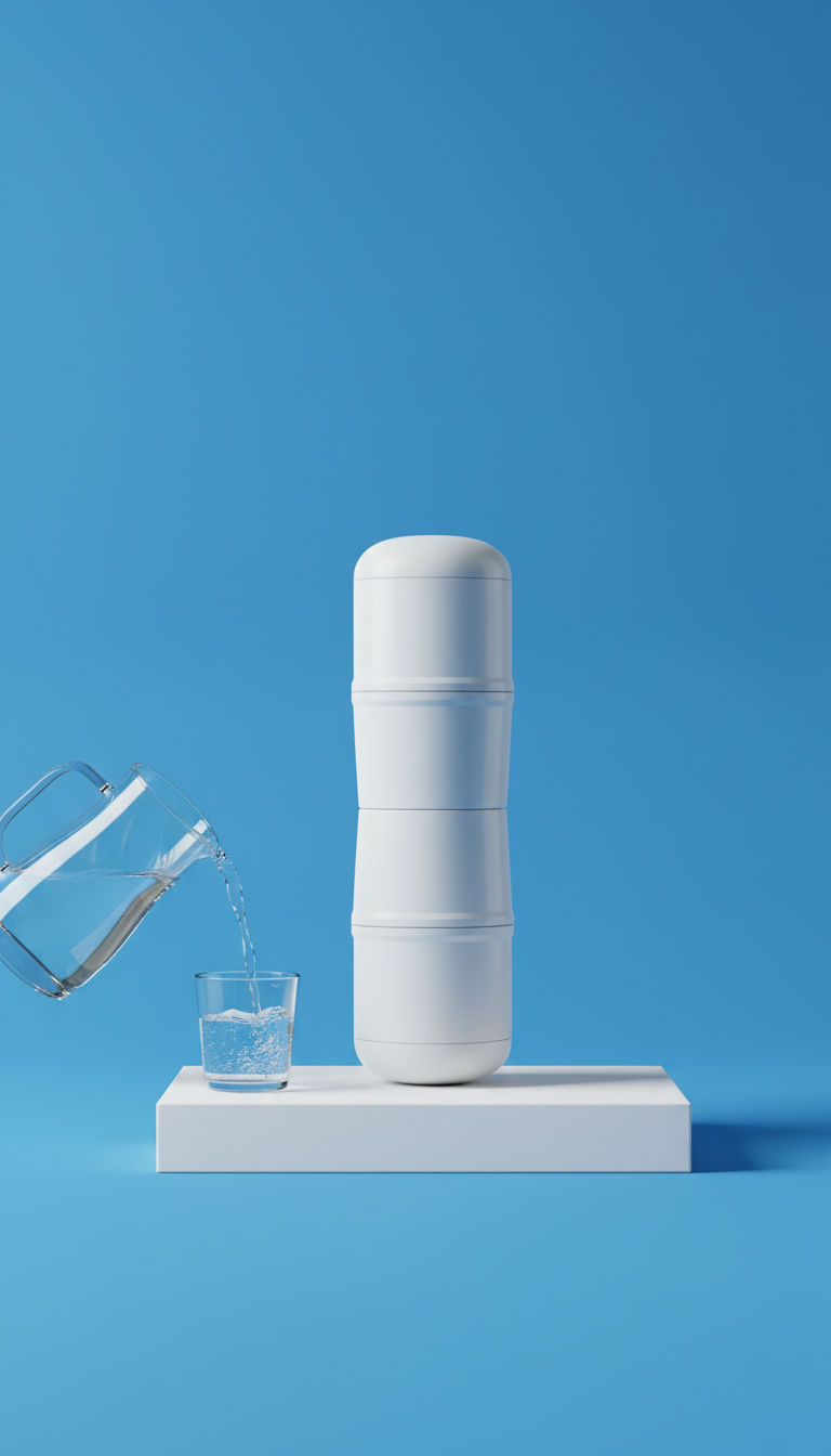 Water filter tool-free installation for shower head, compatible with Zero Filter Store shower water filters.