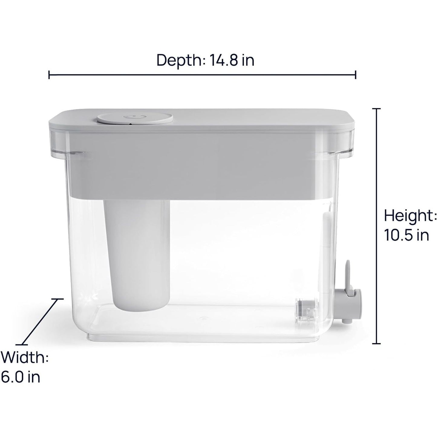 New Culligan with ZeroWater Technology 32-Cup Water Filter Dispenser