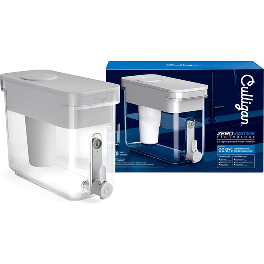 New Culligan with ZeroWater Technology 32-Cup Water Filter Dispenser
