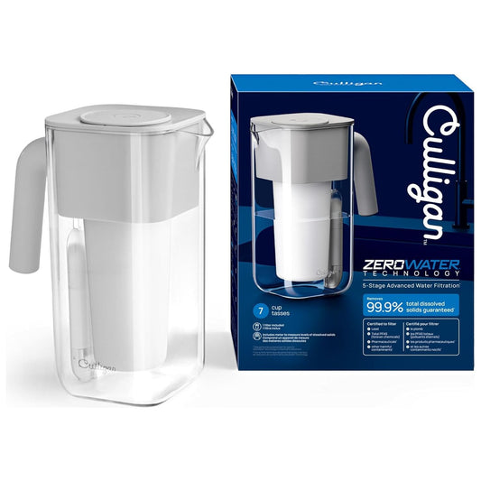 New Culligan with ZeroWater Technology 8-Cup Water Filter Pitcher