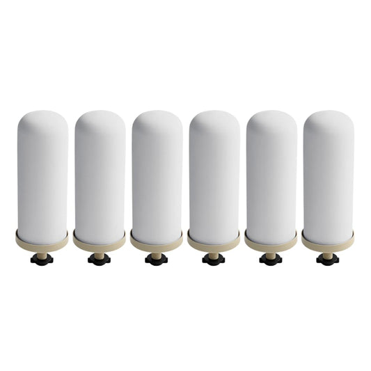 Culligan with MaxClear Technology 7” Gravity Ceramic Water Filter Compatible with all Gravity Water Filter Systems, NSF/ANSI Certified to Reduce Lead, Microplastics, Total PFAS, 2-Pack
