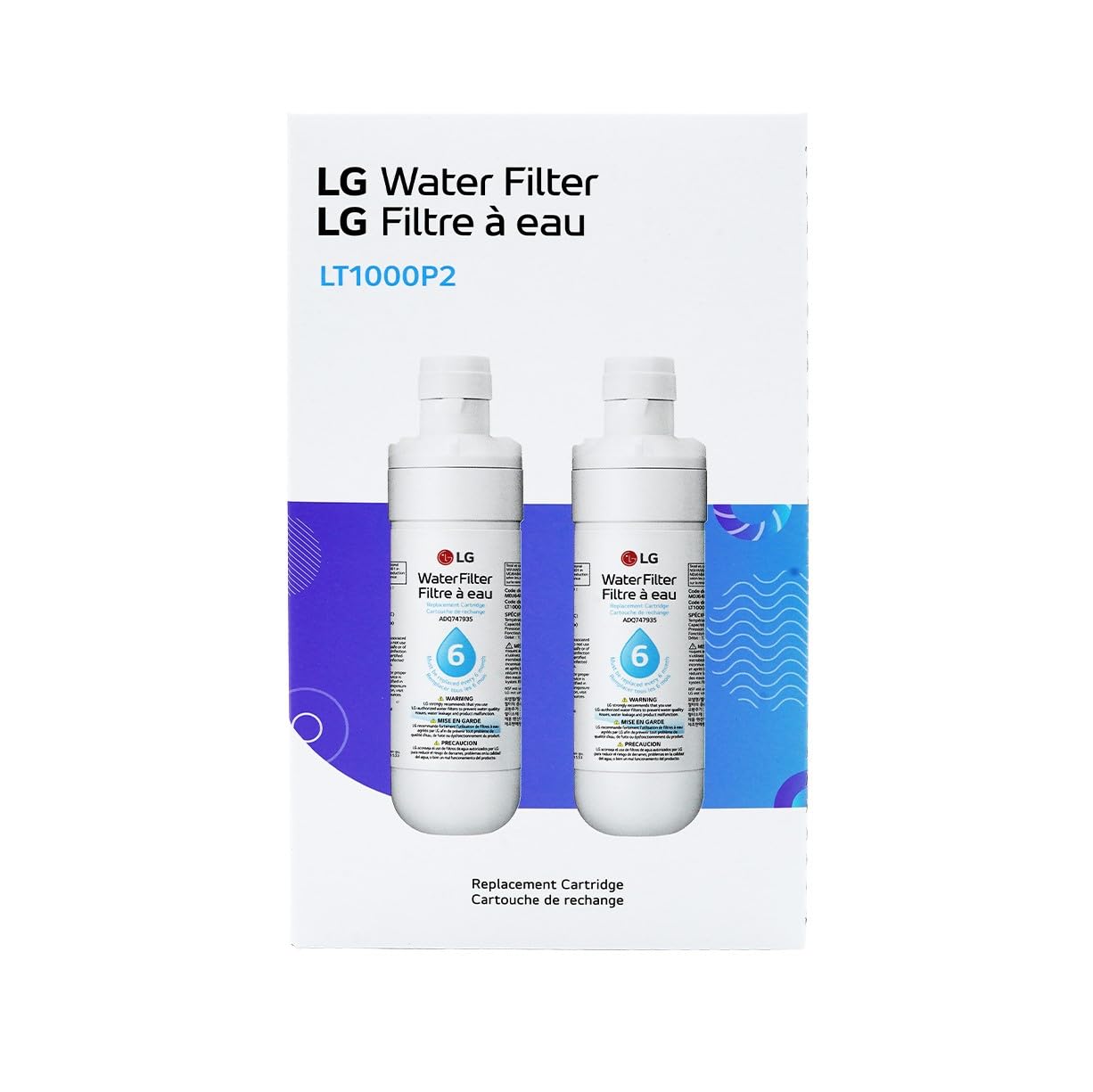 LG LT1000P Refrigerator Water Filter