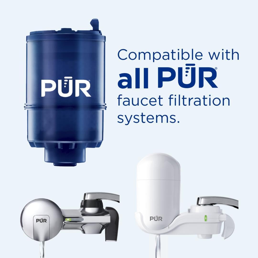 PUR® PLUS RF-9999 faucet mount replacement filter, 2-pack