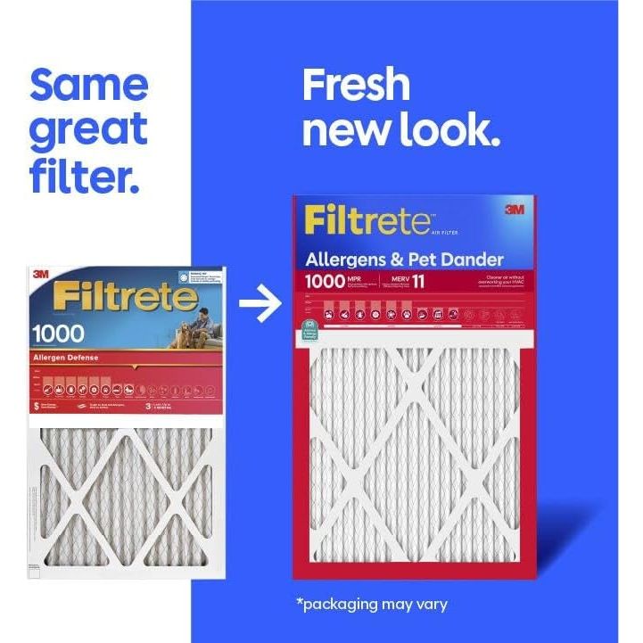 Filtrete MPR 1000 MERV 11 AC & Furnace Air Filter Packs
