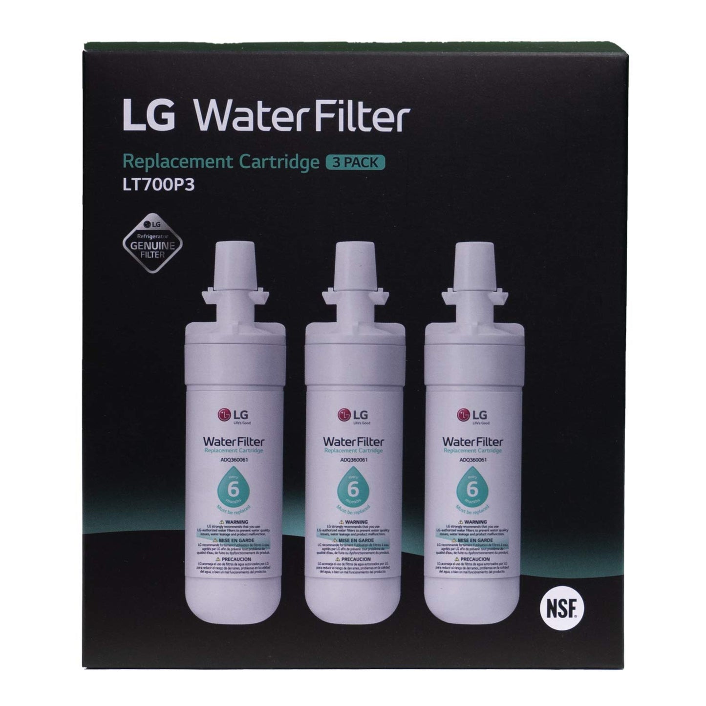 LG LT700P Refrigerator Water Filter