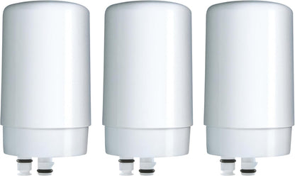 Brita® Elite faucet mount replacement filter, white, 3-pack