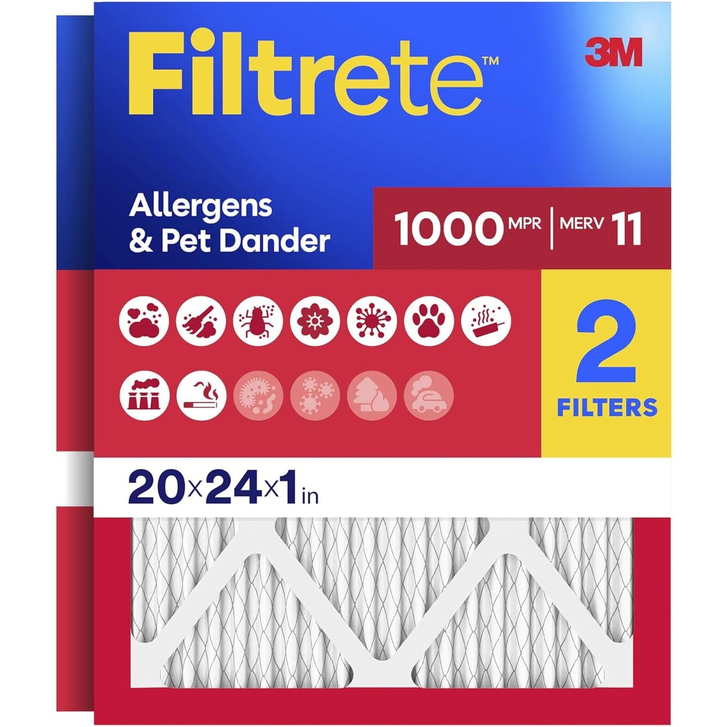 Filtrete MPR 1000 MERV 11 AC & Furnace Air Filter Packs