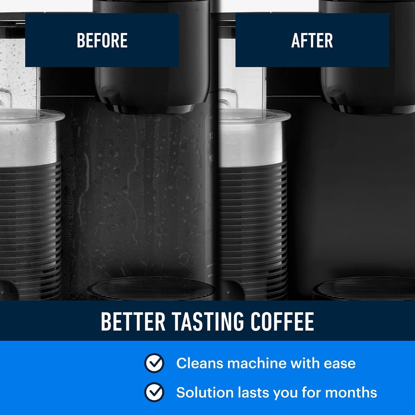 Coffee Machine Descaler Cleaner for all Automatic Coffee Makers & Espresso Machines
