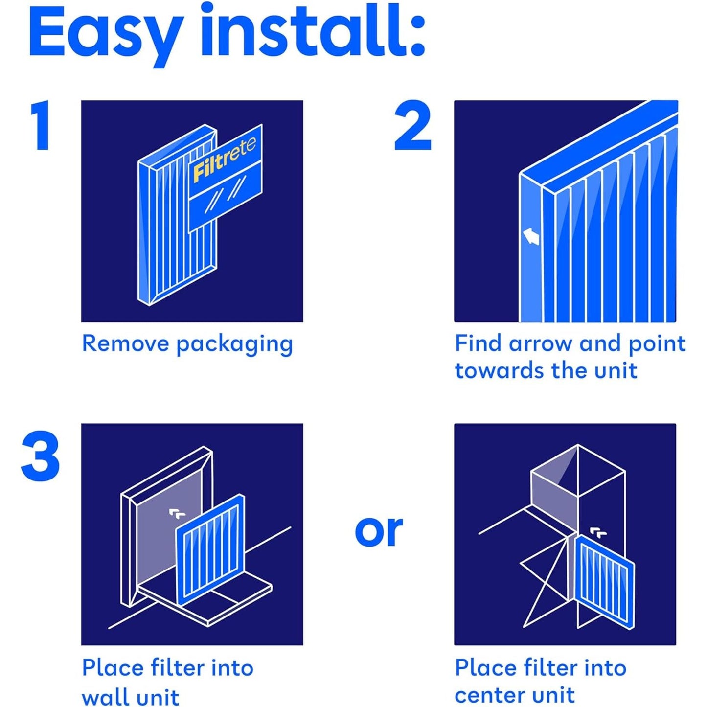 Filtrete MPR 1000 MERV 11 AC & Furnace Air Filter Packs