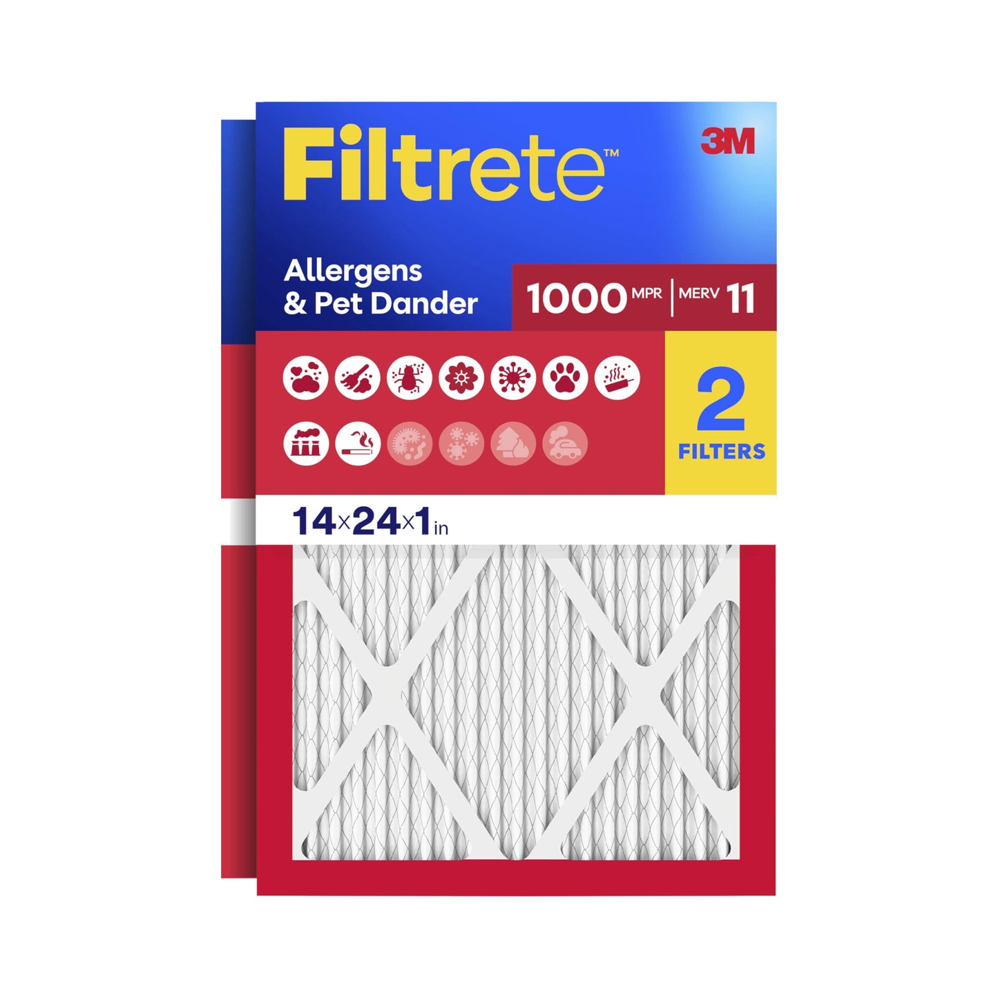 Filtrete MPR 1000 MERV 11 AC & Furnace Air Filter Packs
