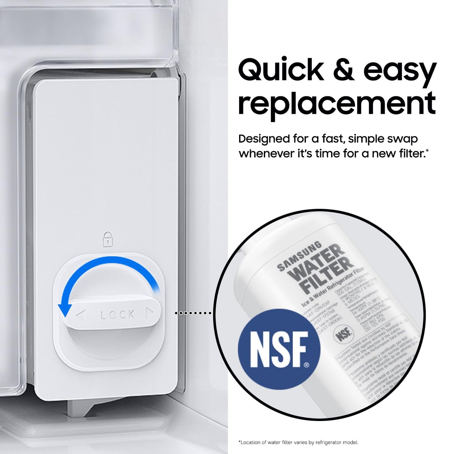 Samsung HAF-QIN/EXP Genuine Refrigerator Water Filter