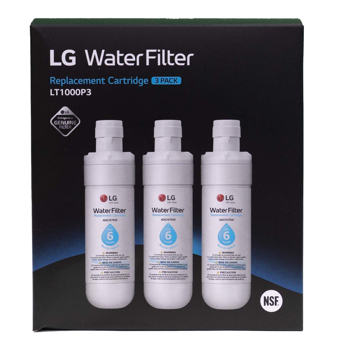LG LT1000P Refrigerator Water Filter