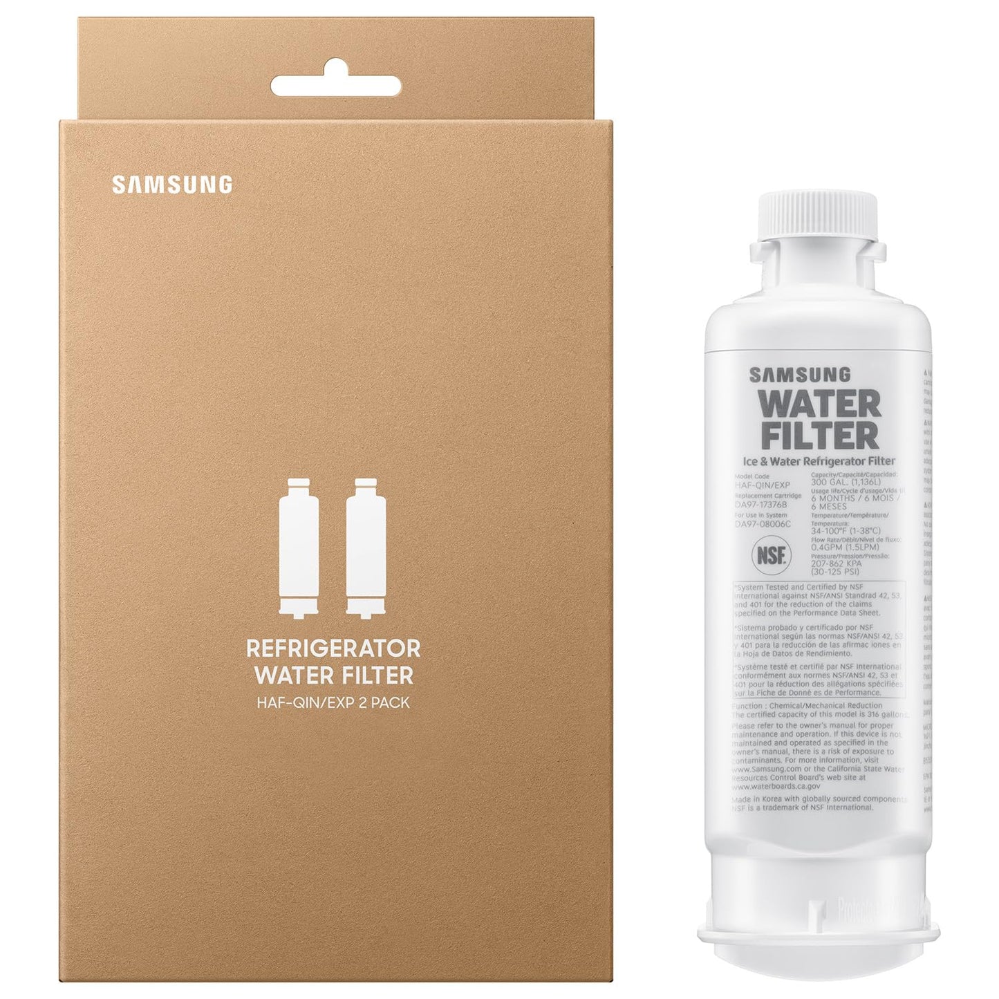Samsung HAF-QIN/EXP Genuine Refrigerator Water Filter