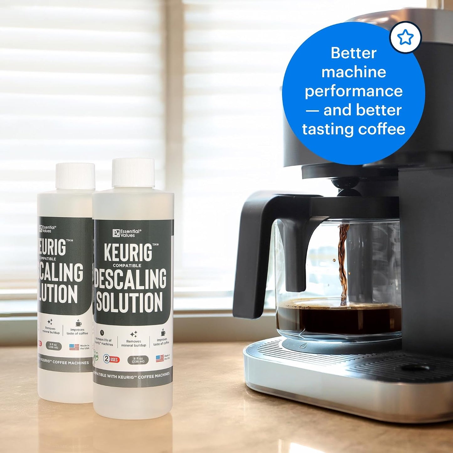 Coffee Machine Descaler Cleaner for all Automatic Coffee Makers & Espresso Machines