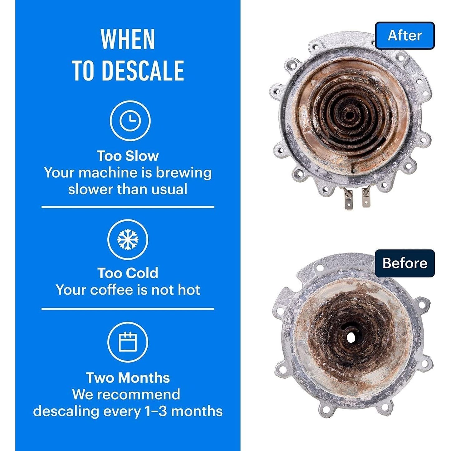 Coffee Machine Descaler Cleaner for all Automatic Coffee Makers & Espresso Machines