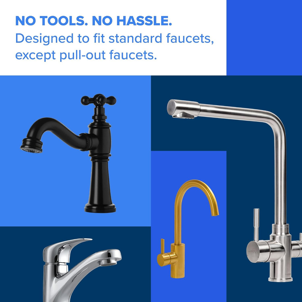 Brita® Elite Advanced faucet mount water filtration system, white
