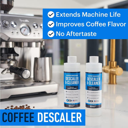 Coffee Machine Descaler Cleaner for all Automatic Coffee Makers & Espresso Machines