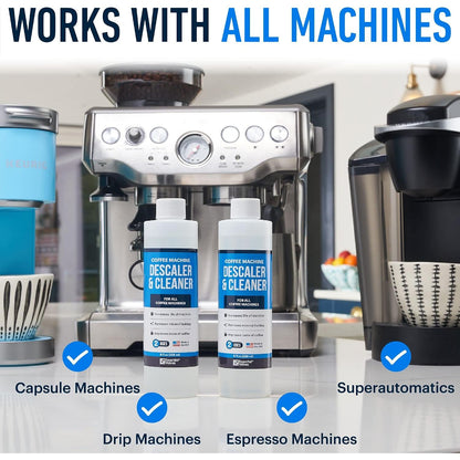 Coffee Machine Descaler Cleaner for all Automatic Coffee Makers & Espresso Machines