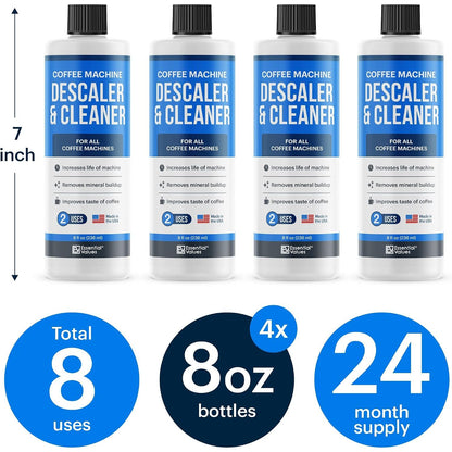 Coffee Machine Descaler Cleaner for all Automatic Coffee Makers & Espresso Machines