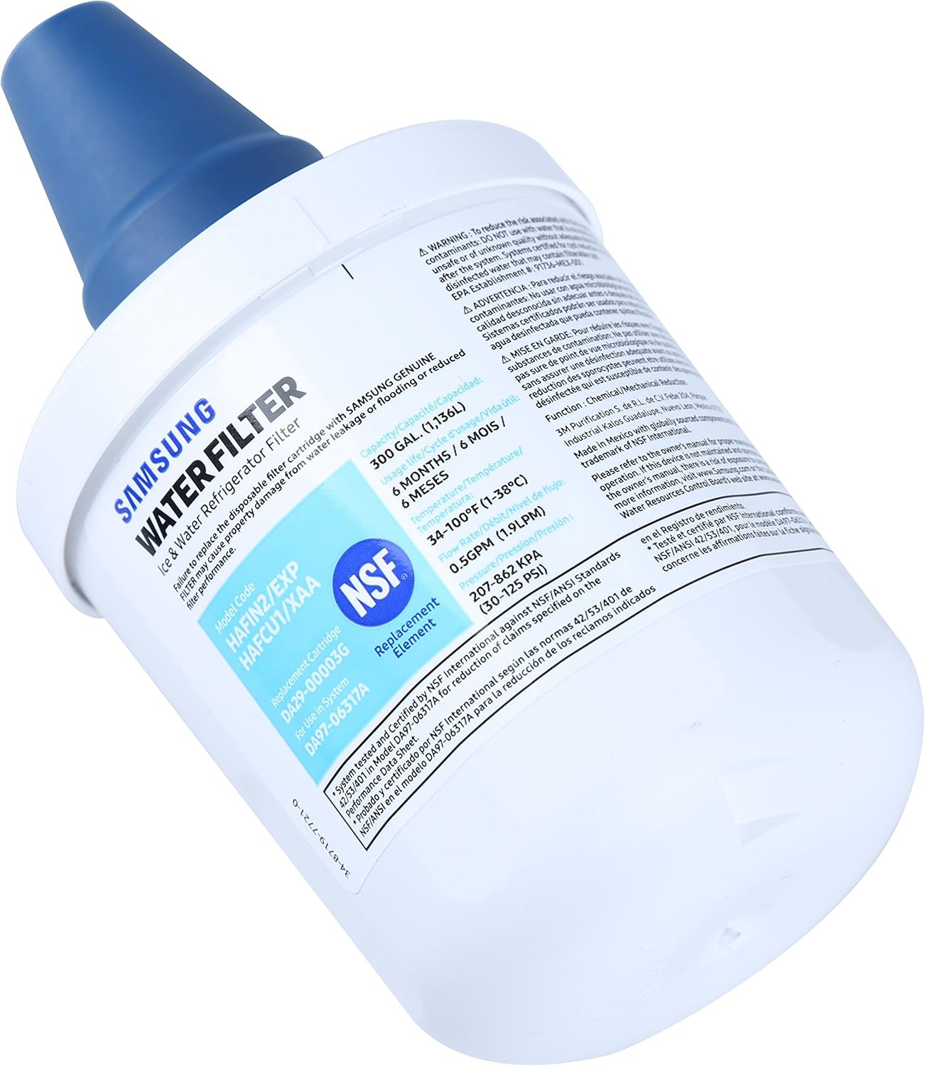 Samsung HAFCU1/XAA Genuine Refrigerator Water Filter