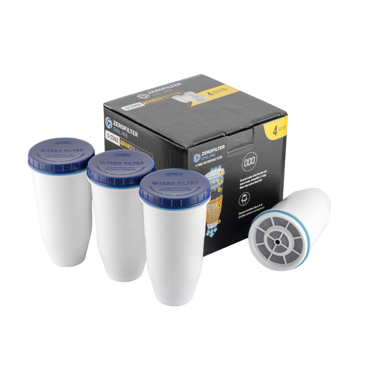 5-Stage Replacement Filters 4 - Pack