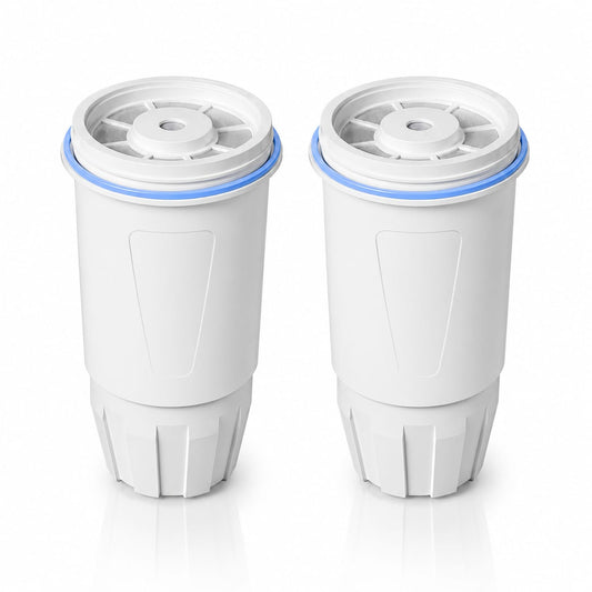 Two 5-stage replacement water filters from Zero Filter Store, showing the filter cartridges ready for installation.