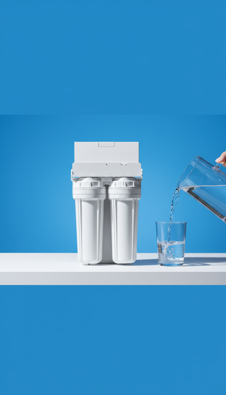 High-efficiency replacement filter cartridge from Zero Filter Store, showing the media for clean water filtration.