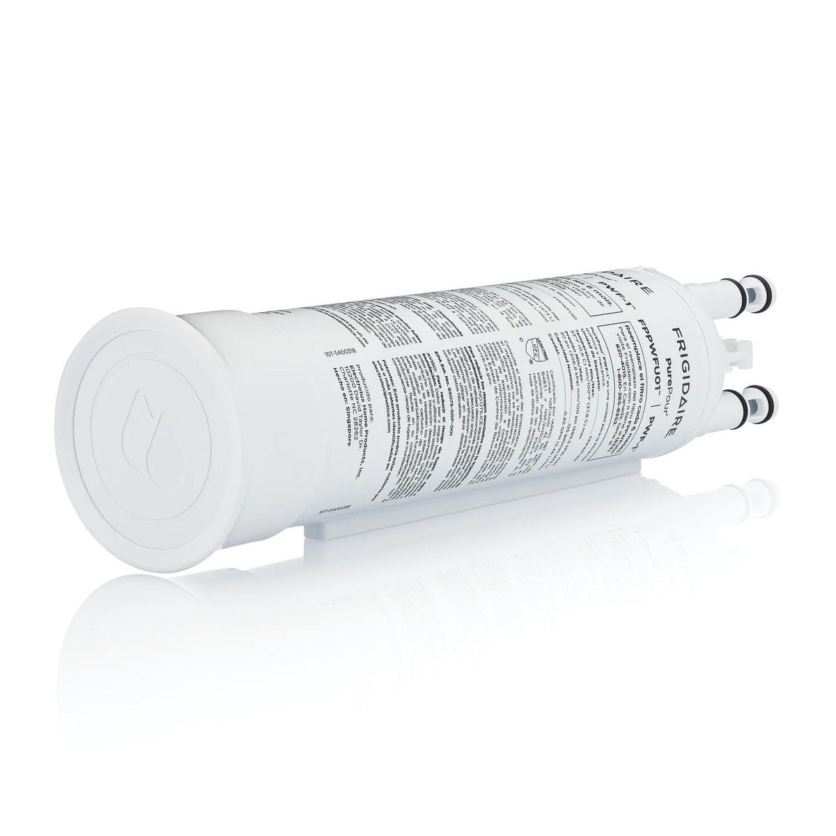 Frigidaire® PWF-1 FPPWFU01 compatible refrigerator water filter – cartridge side view