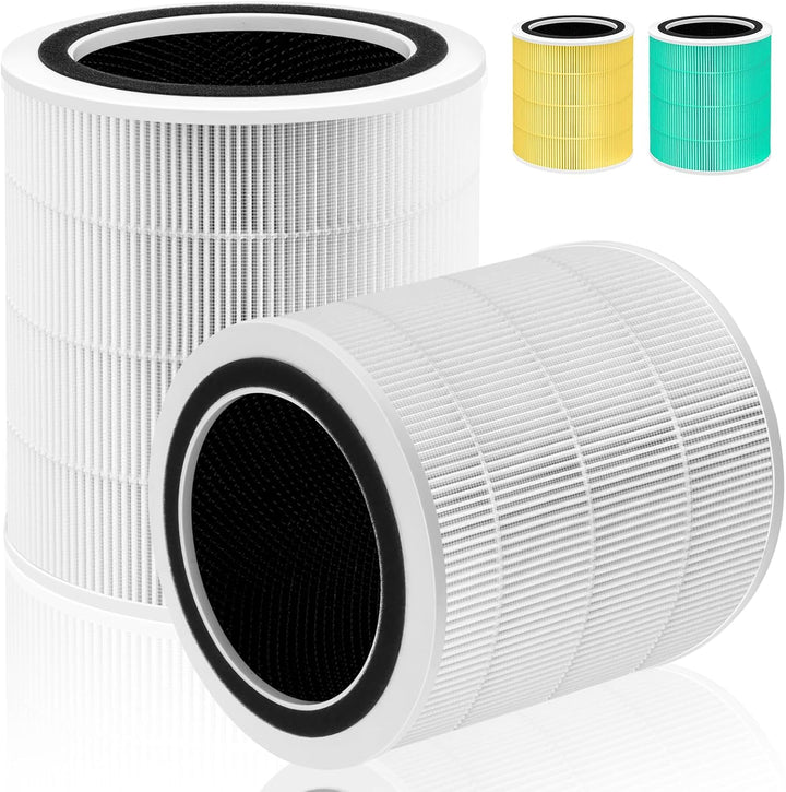 H13 True HEPA Replacement Filter 2-Pack – Compatible with Levoit Core 400S
