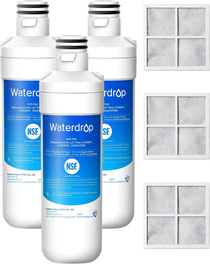 Water + Air Filter Combo (3+3) – Compatible with LG LT1000P & LT120F