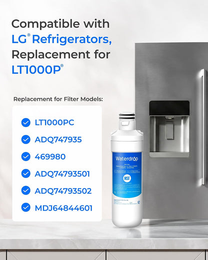 Water + Air Filter Combo (3+3) – Compatible with LG LT1000P & LT120F